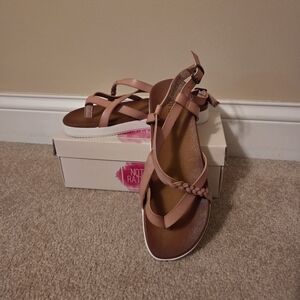 Not Rated Women's Blush Braided Sandals